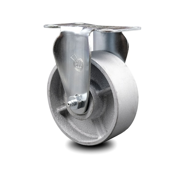 4 Inch Semi Steel Wheel Rigid Top Plate Caster